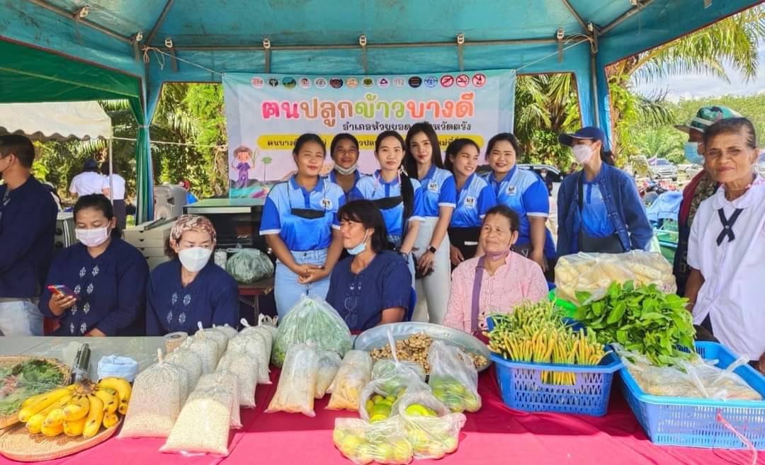 "กิจกรรมส่งเสริมอาชีพกลุ่มคนปลูกข้าวบางดี ข้าวไร่เบายอดม่วง"